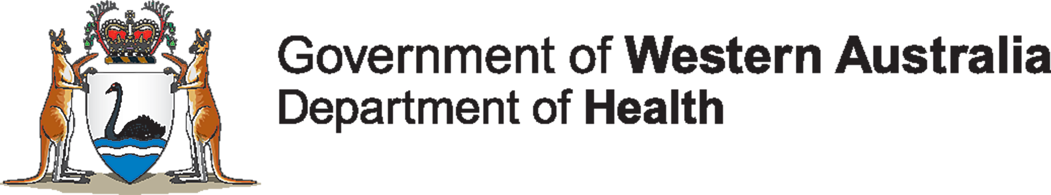 WA Department of Health colour Government crest logo